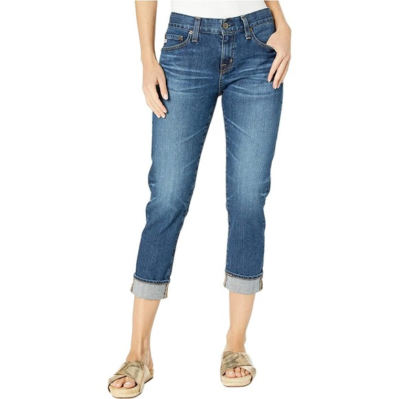 AG Jeans Isabelle Straight Cropped Size 31R - Picture 1 of 10